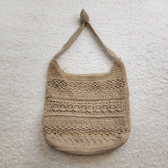 Unbranded Handbags - Vintage Cappelli Macrame Crochet Lace Purse Handbag Shoulder Boho Coastal